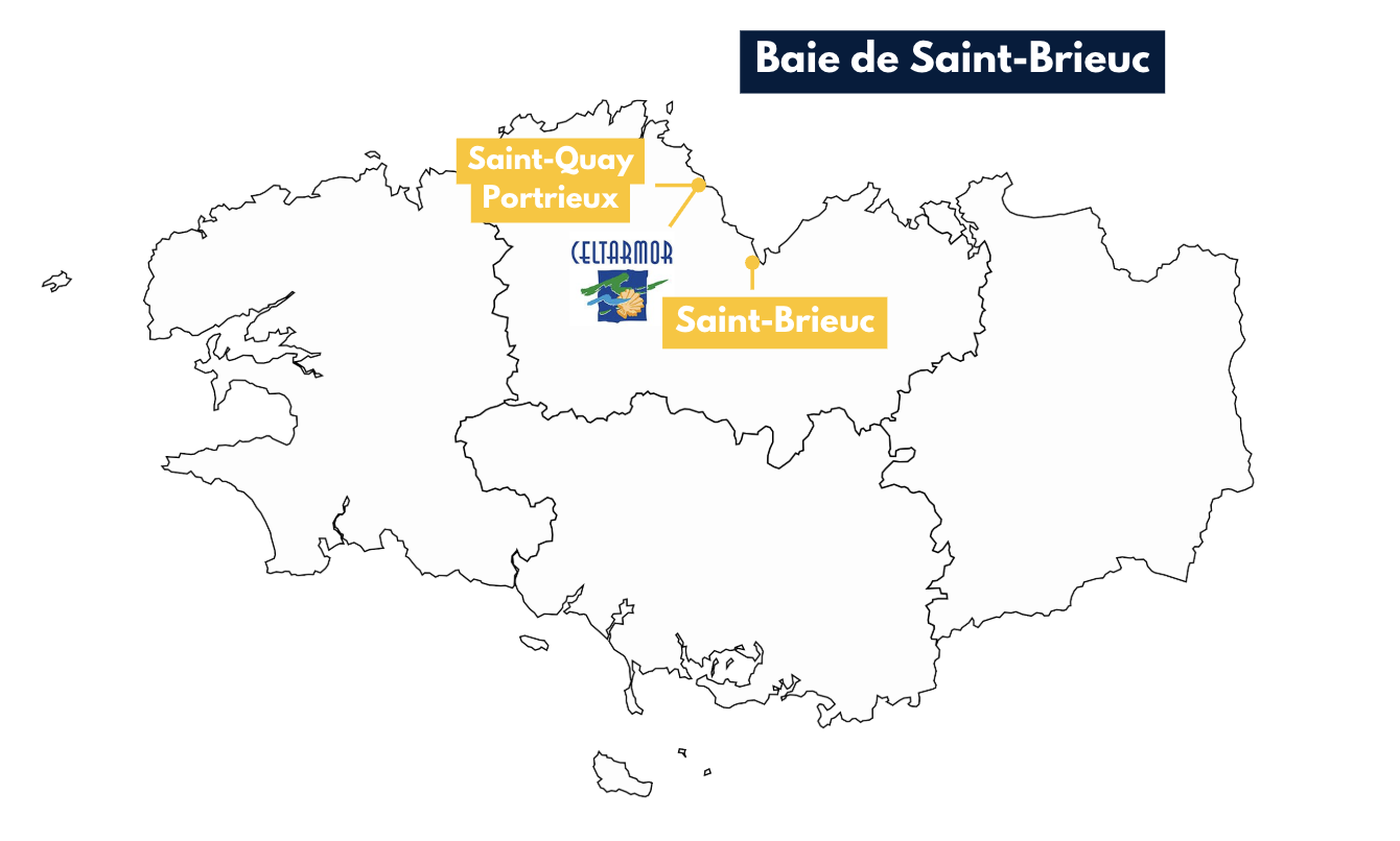 Carte baie de Saint-Brieuc Celtarmor